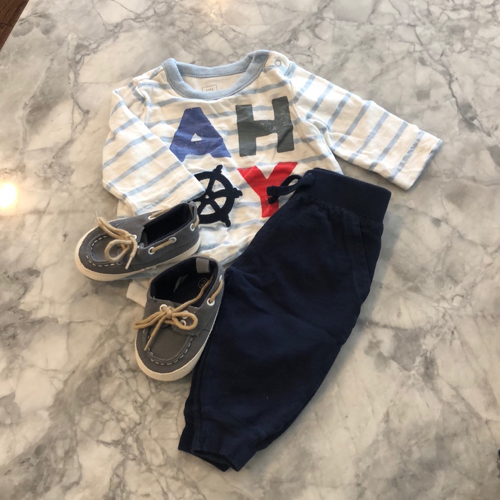 SAILOR BOY OUTFIT 3-6 Month